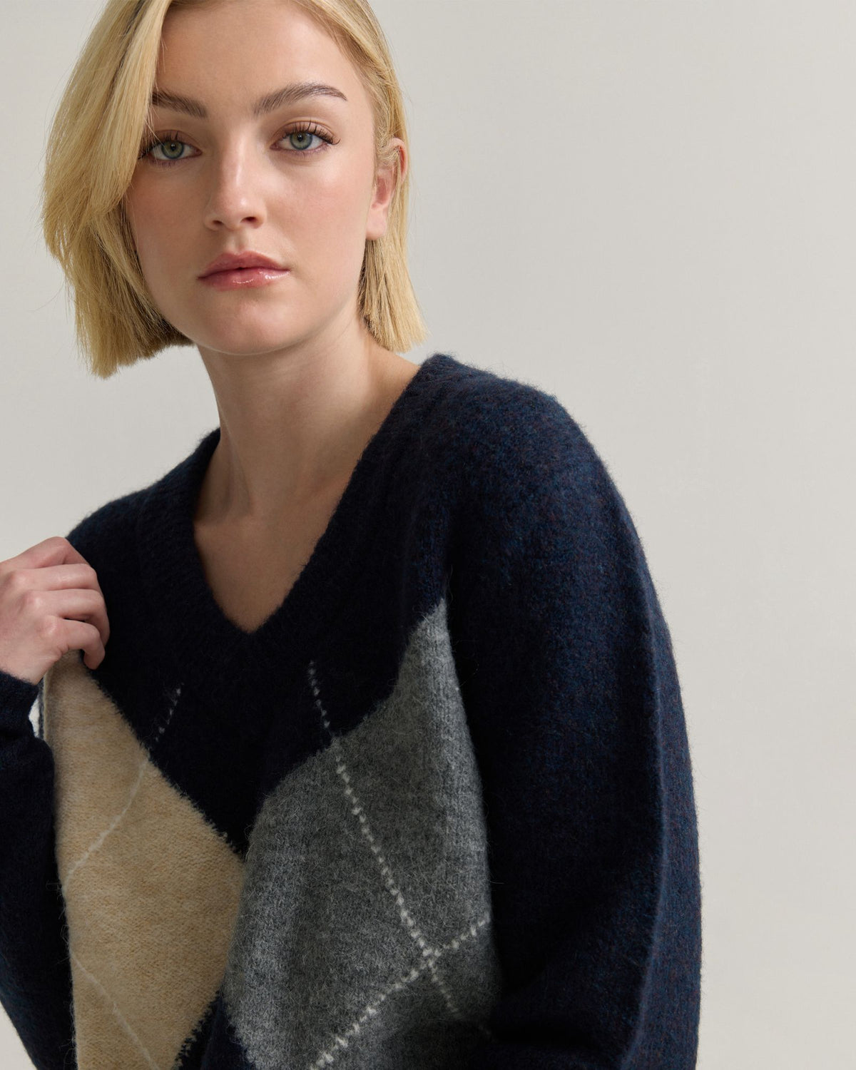 Chelsea Argyle Knit WOMENS KNITWEAR