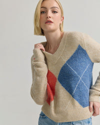 Chelsea Argyle Knit WOMENS KNITWEAR