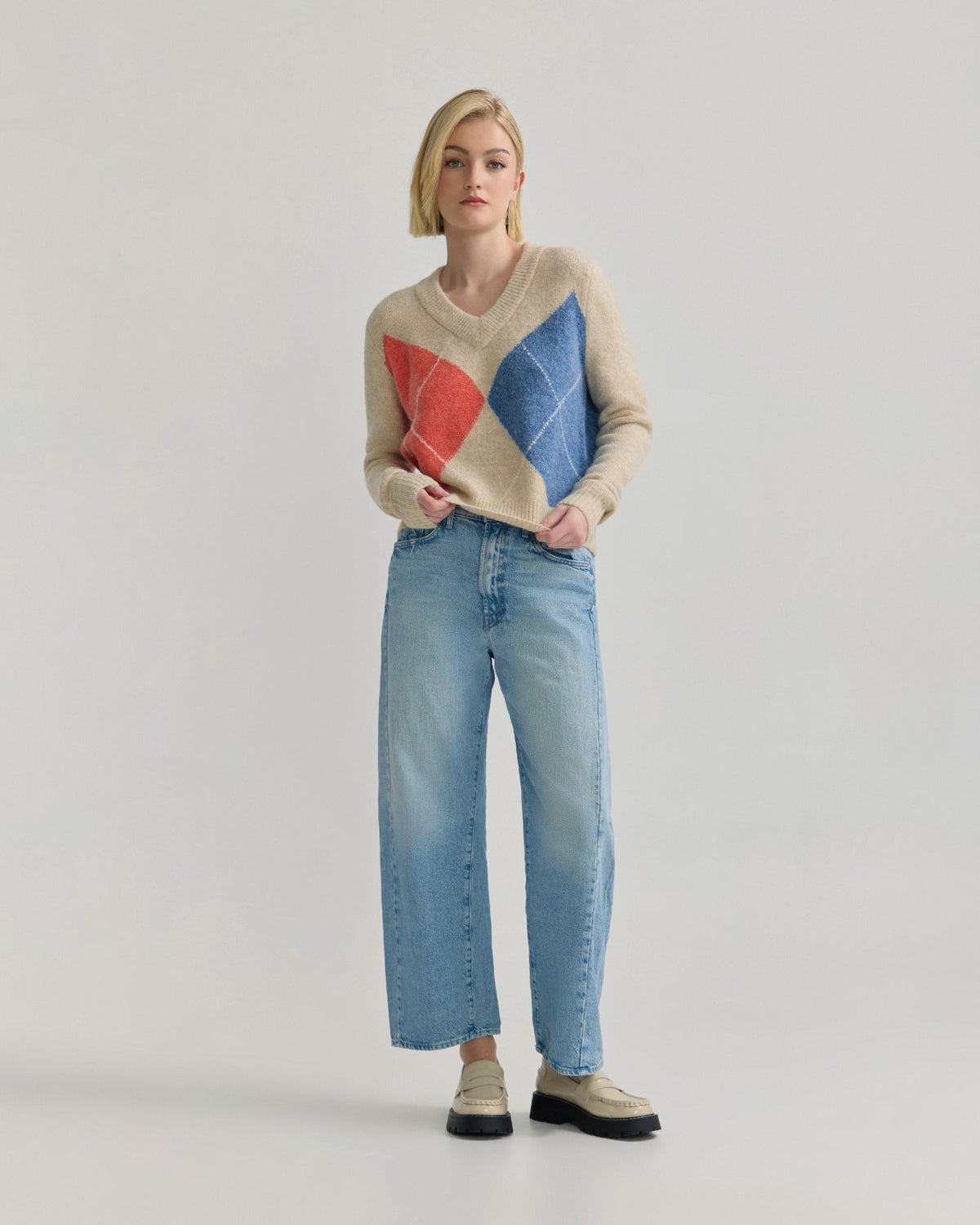 Chelsea Argyle Knit WOMENS KNITWEAR