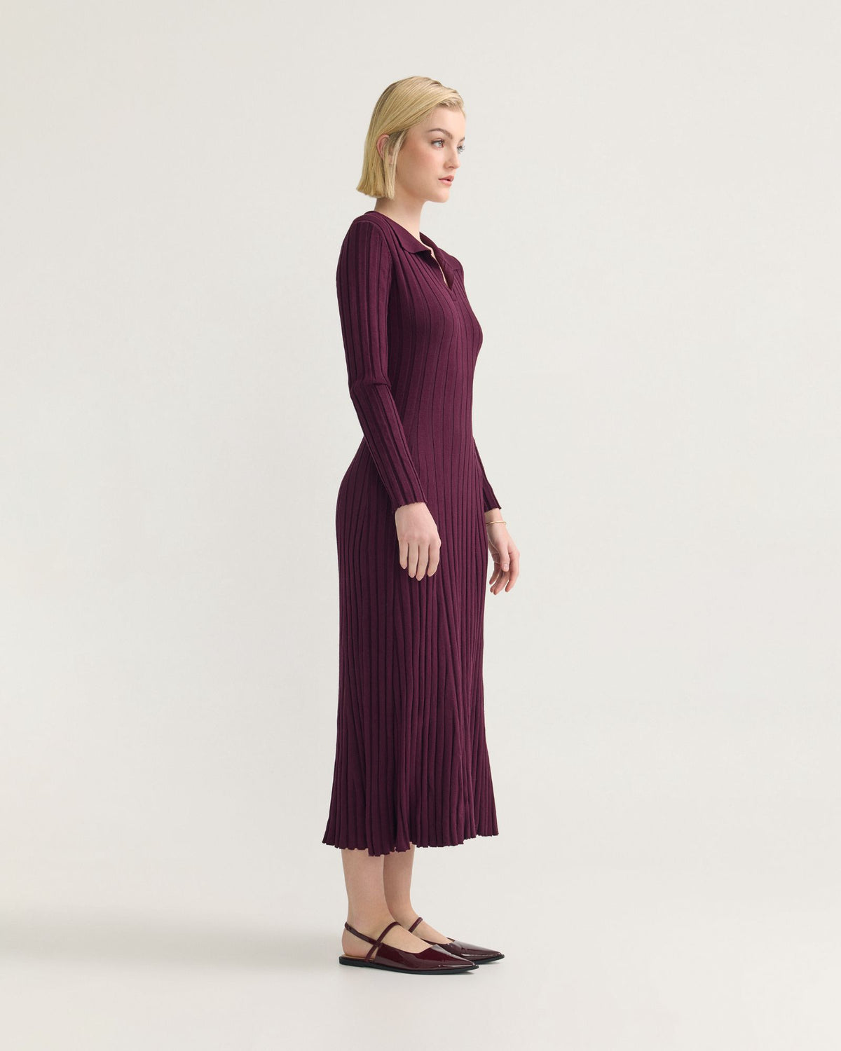Dakota Knitted Polo Collar Dress WOMENS DRESSES