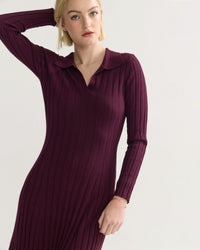 Dakota Knitted Polo Collar Dress WOMENS DRESSES