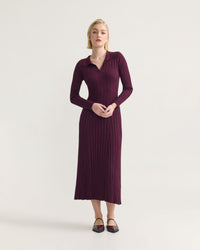 Dakota Knitted Polo Collar Dress WOMENS DRESSES