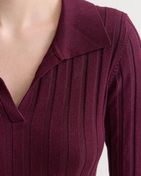 Dakota Knitted Polo Collar Dress WOMENS DRESSES