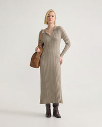 Dakota Knitted Polo Collar Dress WOMENS DRESSES