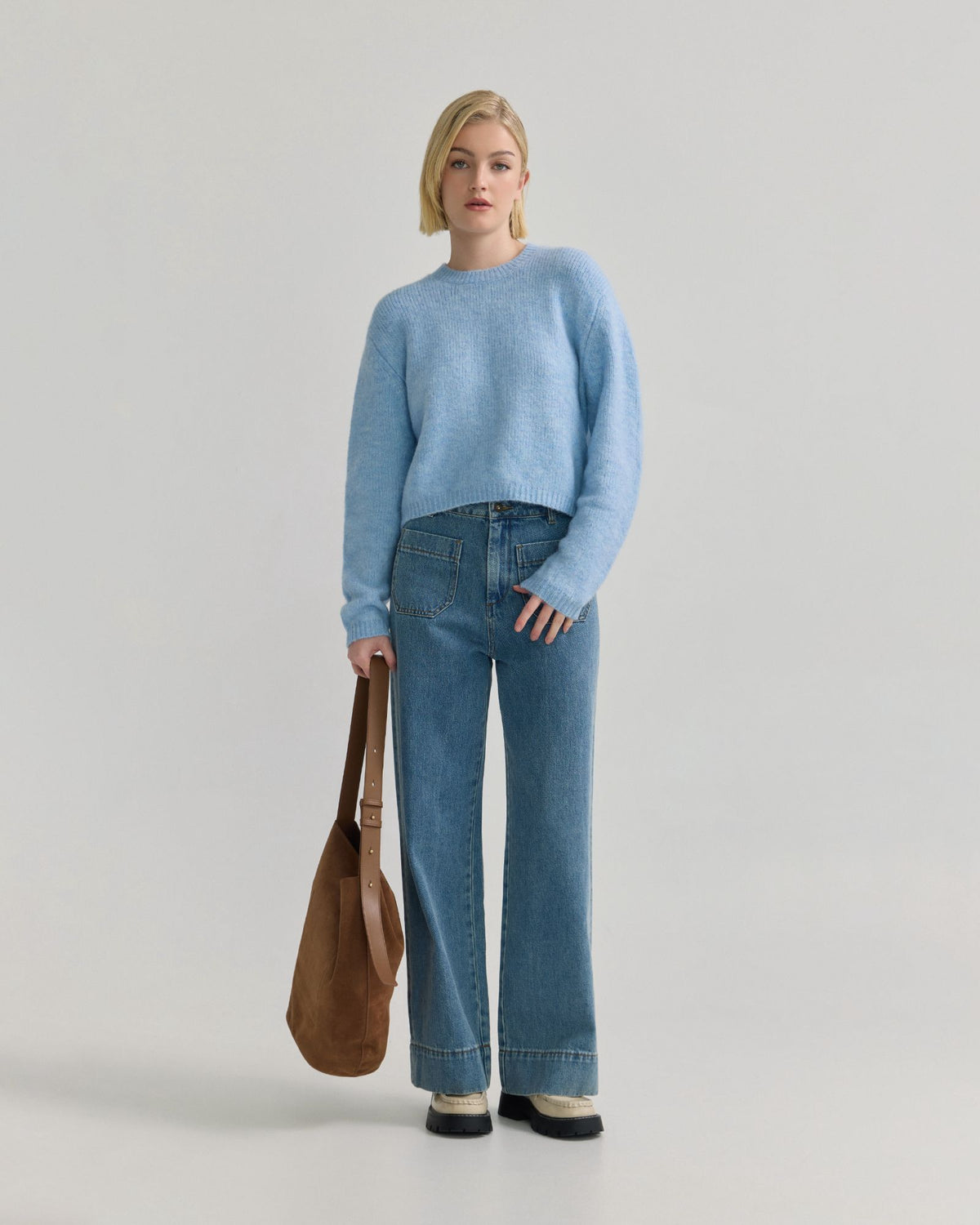 Totty Soft Yarn Crew Neck WOMENS KNITWEAR