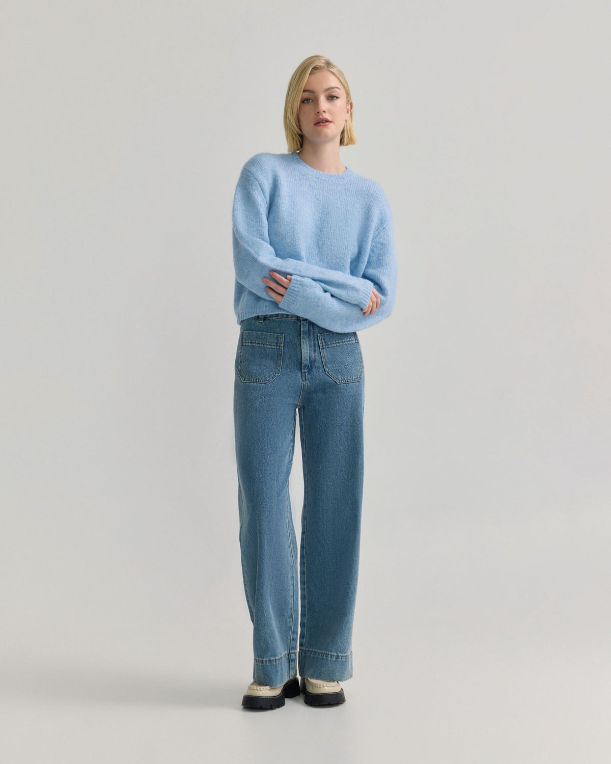 Totty Soft Yarn Crew Neck WOMENS KNITWEAR