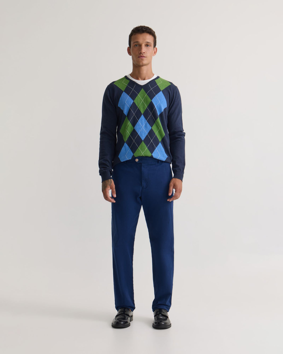 Duncan Argyle Knit MENS KNITWEAR