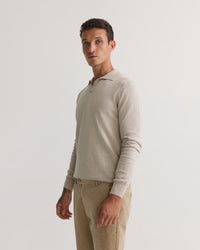 Dominic Open Polo Collar Knit MENS KNITWEAR