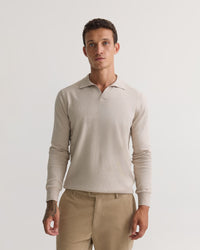 Dominic Open Polo Collar Knit MENS KNITWEAR
