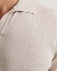 Dominic Open Polo Collar Knit MENS KNITWEAR