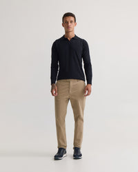 Dominic Open Polo Collar Knit MENS KNITWEAR