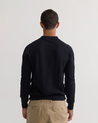 Dominic Open Polo Collar Knit MENS KNITWEAR