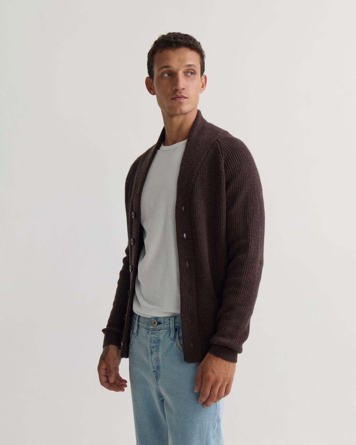 Caleb Wool Cardigan MENS KNITWEAR