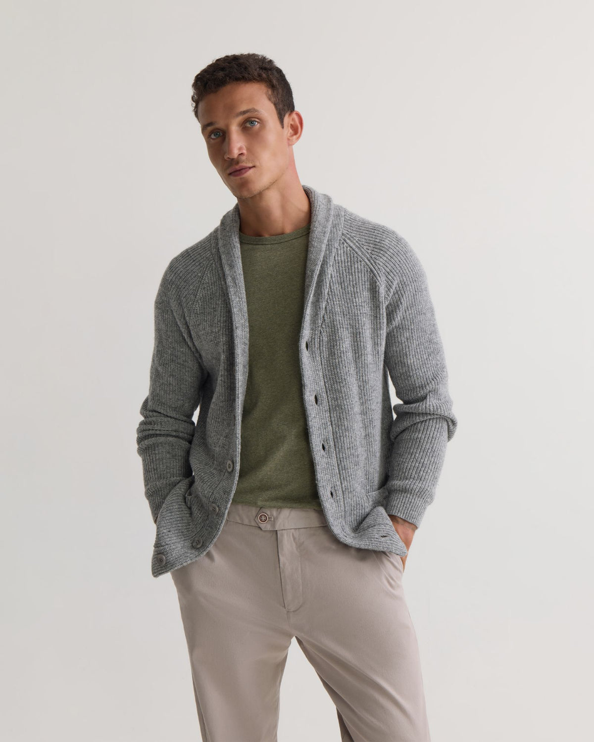 Caleb Wool Cardigan MENS KNITWEAR