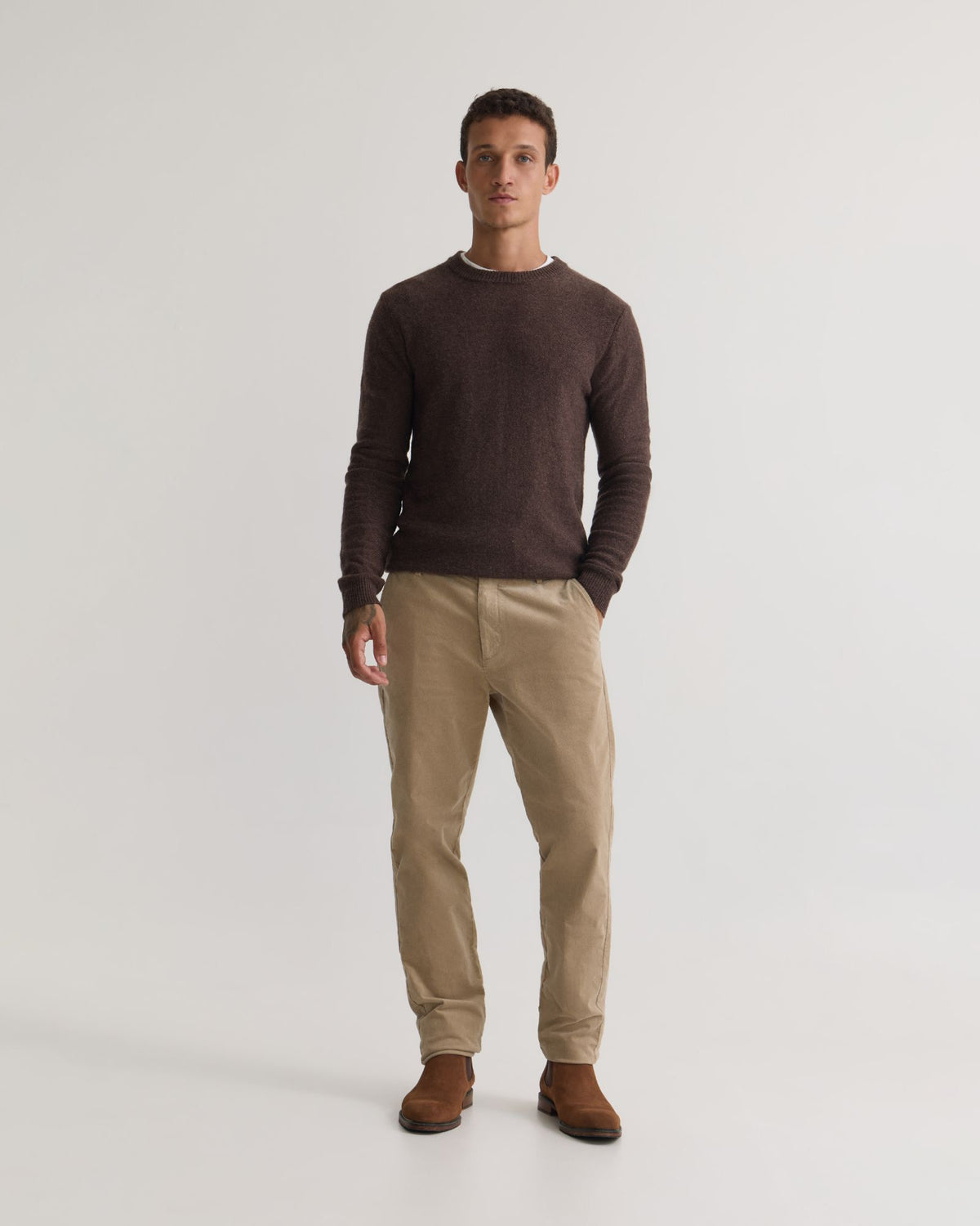 Maverick Wool Crew Neck MENS KNITWEAR