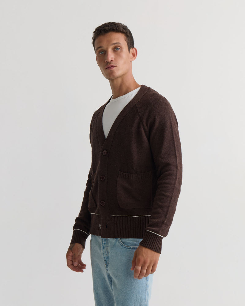Diego Cotton Cardigan MENS KNITWEAR