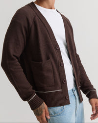 Diego Cotton Cardigan MENS KNITWEAR