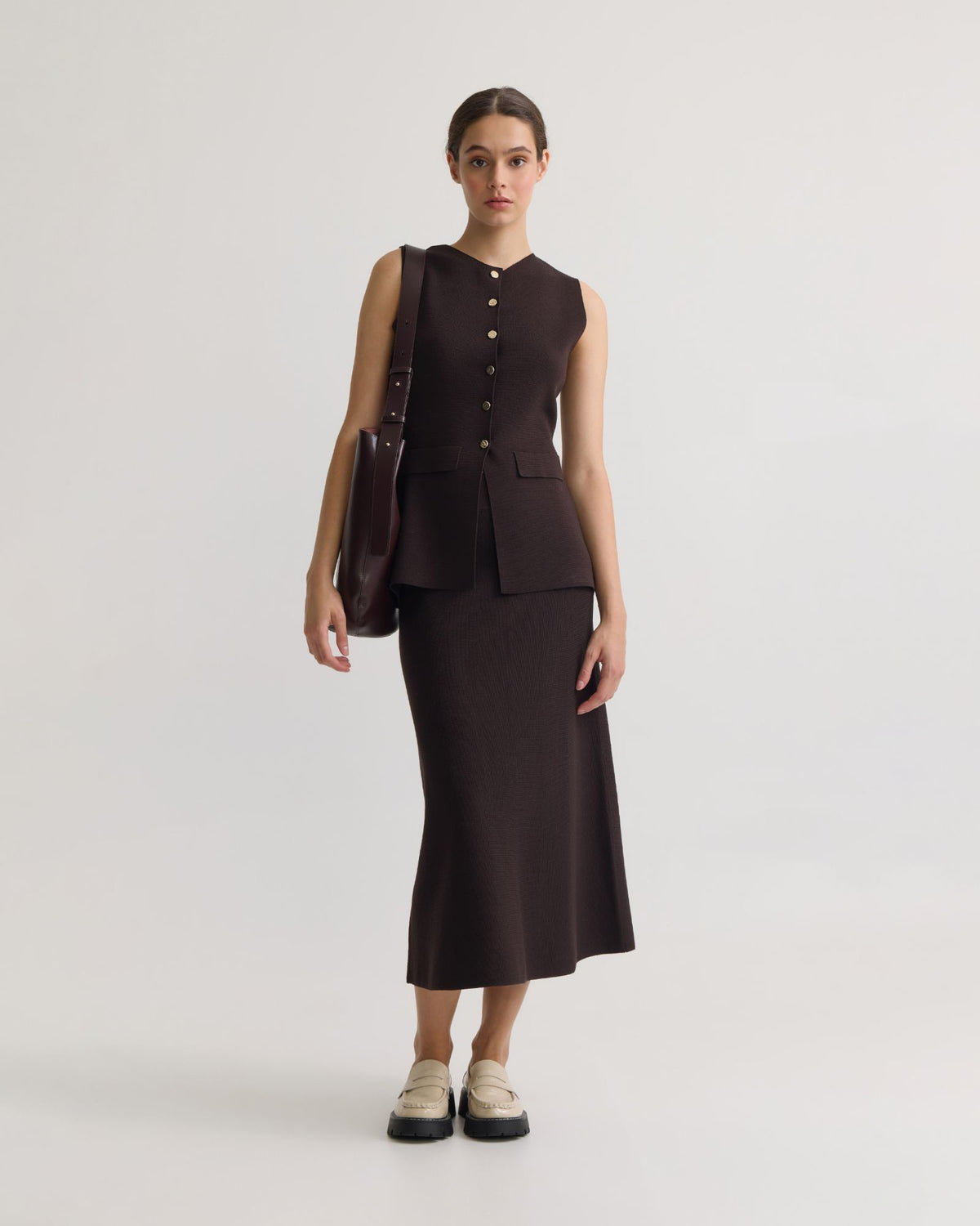 Gracie Knitted Midi Skirt WOMENS SKIRTS