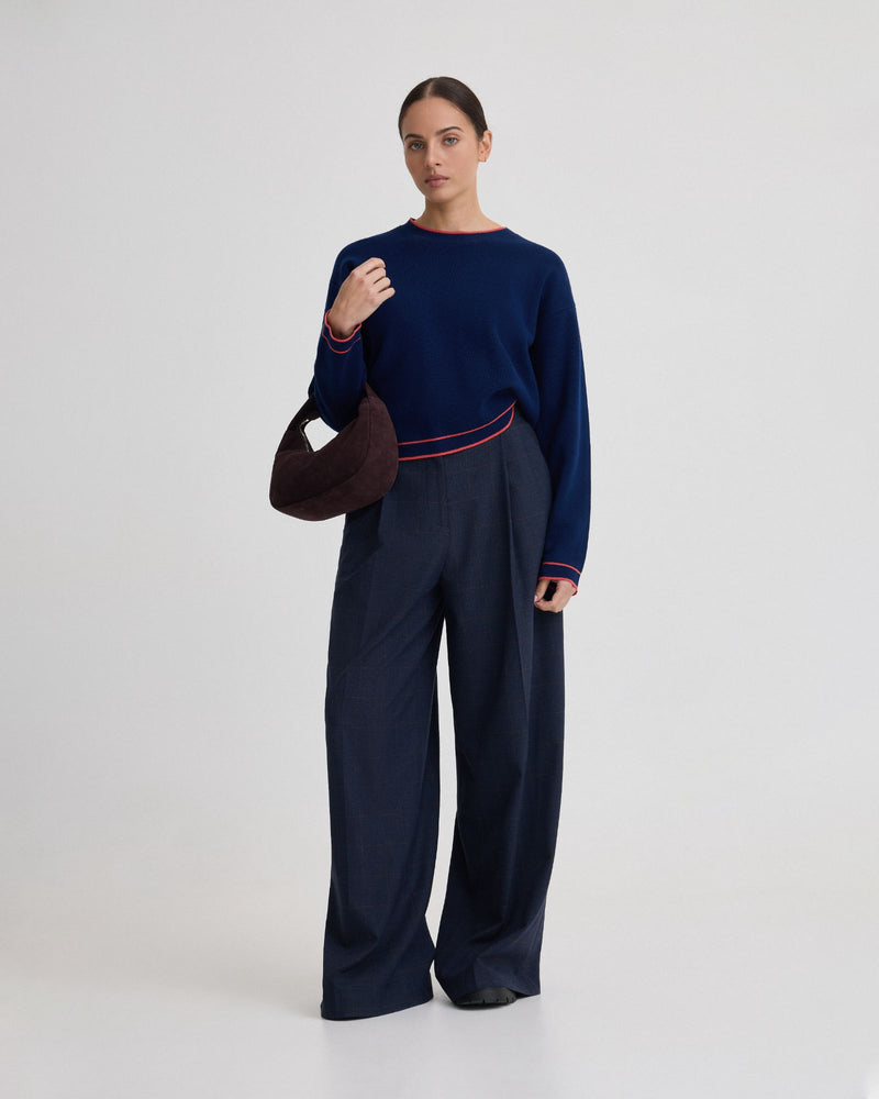 Harper Contrast Trim Knit WOMENS KNITWEAR