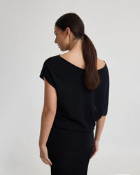 Jaya Knitted Drape Top WOMENS KNITWEAR