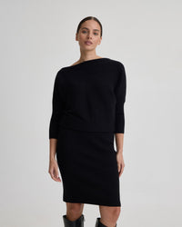 Emma Off Shoulder Knit Dress - Available ~ 1-2 weeks WOMENS DRESSES