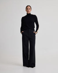 Ela Contrast Panel Turtle Neck - Available ~ 1-2 weeks WOMENS KNITWEAR
