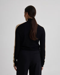 Ela Contrast Panel Turtle Neck - Available ~ 1-2 weeks WOMENS KNITWEAR