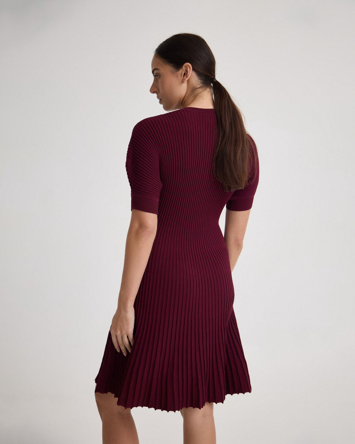 Florence Knitted Pleat Dress WOMENS DRESSES