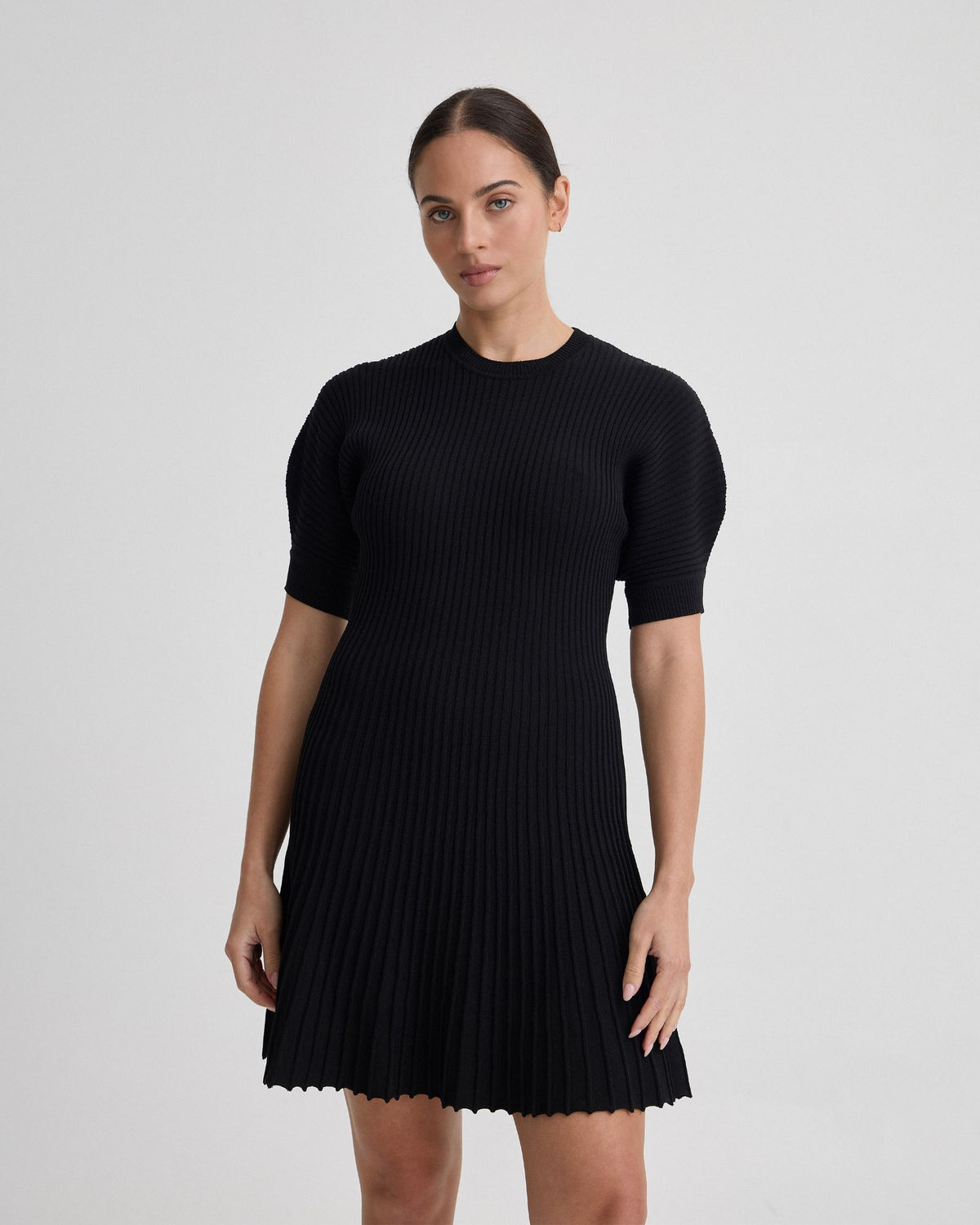Florence Knitted Pleat Dress WOMENS DRESSES