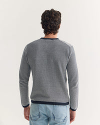 Liam Stripe Crew Neck MENS KNITWEAR