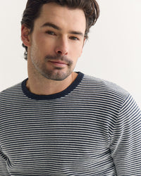 Liam Stripe Crew Neck MENS KNITWEAR