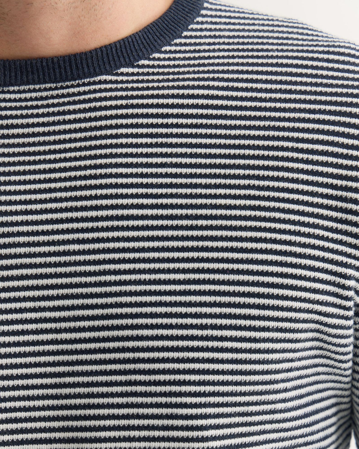 Liam Stripe Crew Neck MENS KNITWEAR