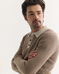 Sam Contrast Collar Knit MENS KNITWEAR