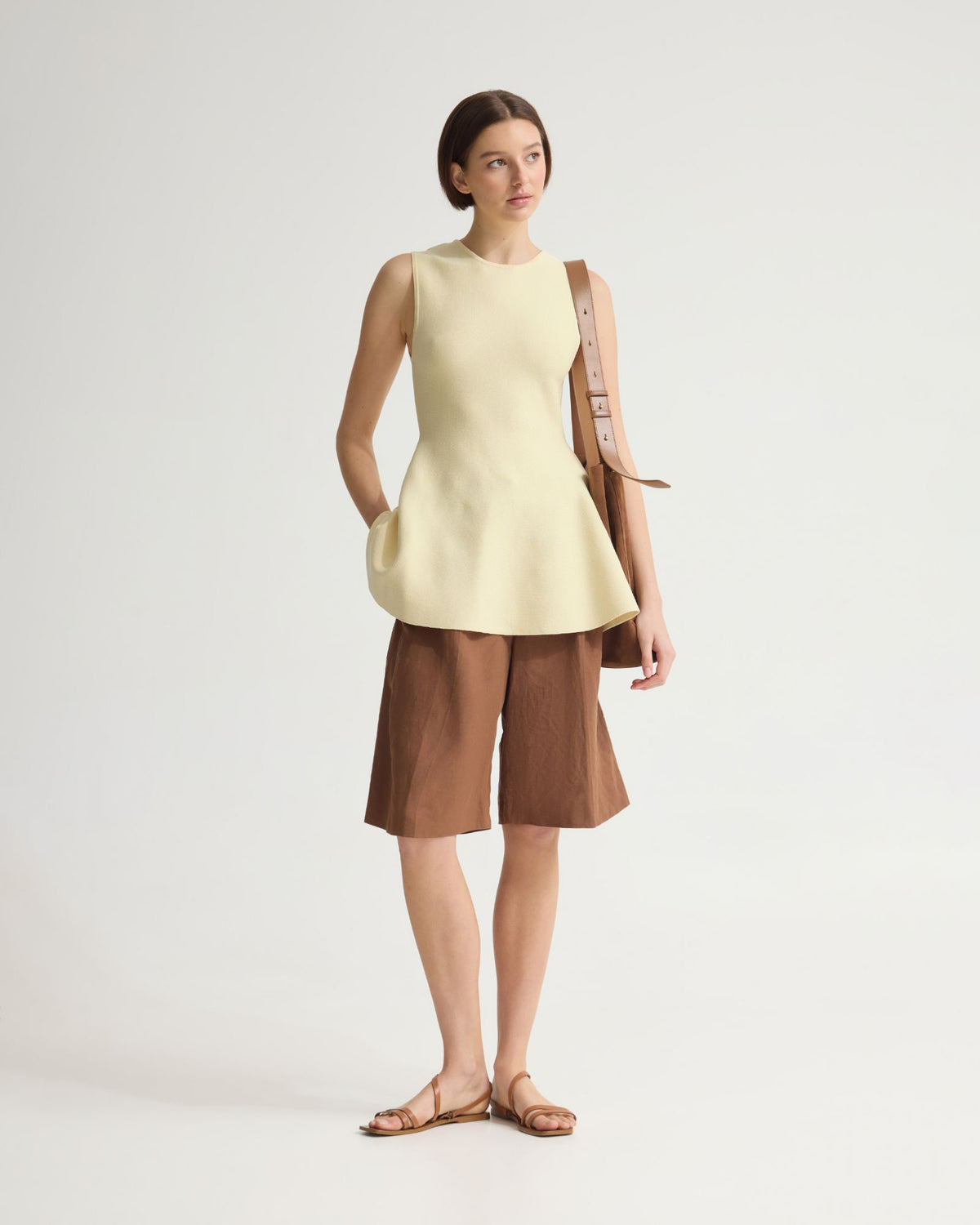 Margotknitted Peplum Top WOMENS KNITWEAR