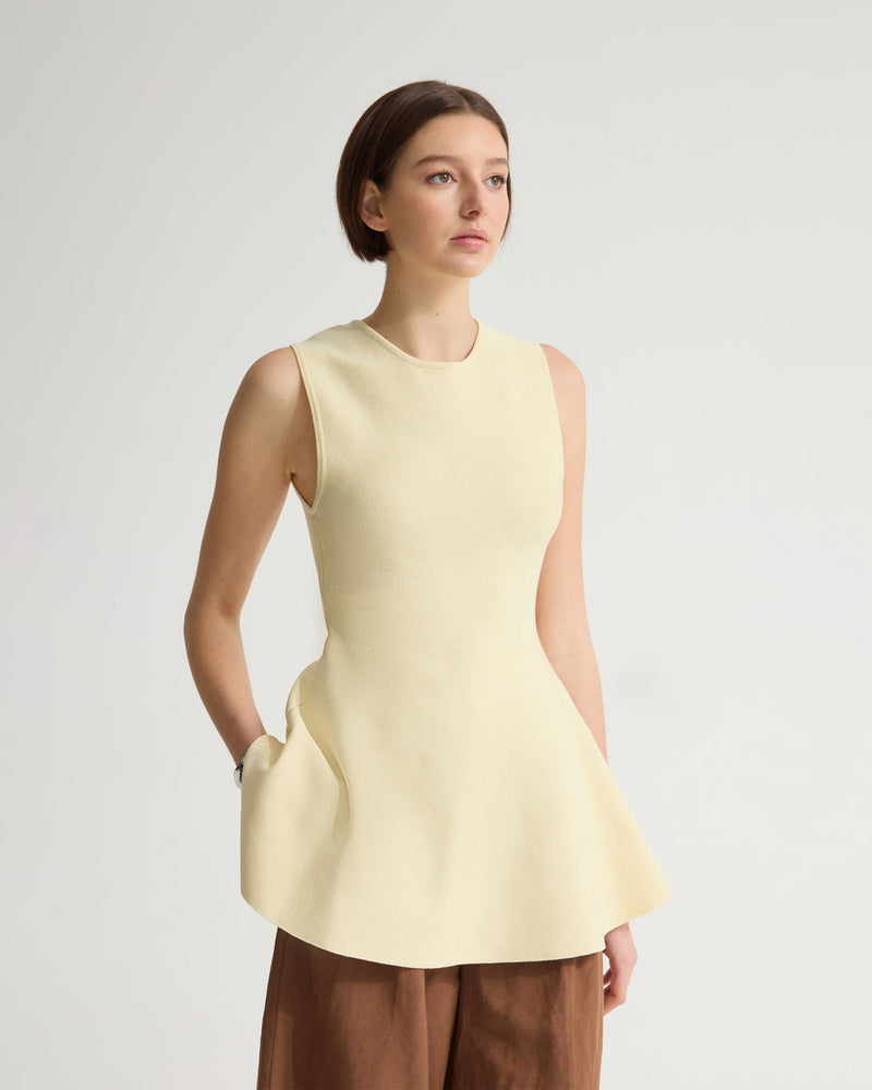 Margotknitted Peplum Top WOMENS KNITWEAR