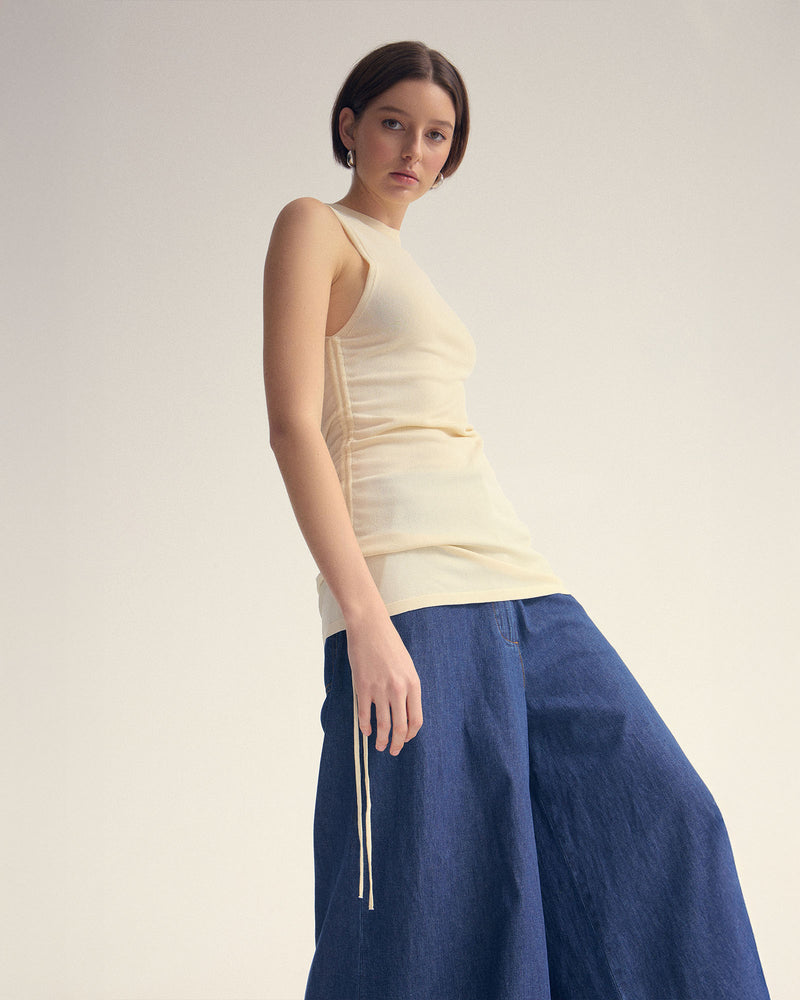 April Drawstring Knitted Top WOMENS KNITWEAR