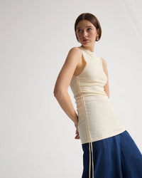 April Drawstring Knitted Top WOMENS KNITWEAR