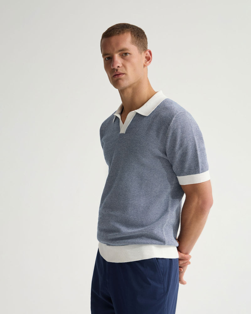 Paddy Cotton Knitted Polo MENS KNITWEAR