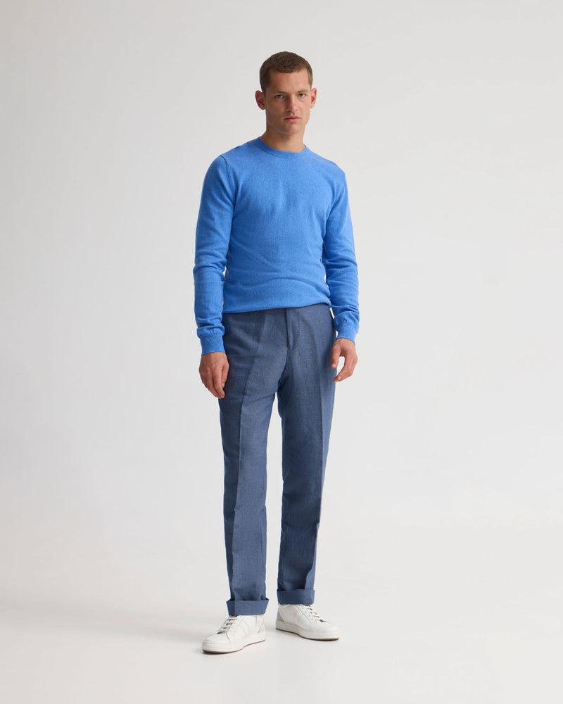 Cotton Cashmere Crew Neck Knit MENS KNITWEAR