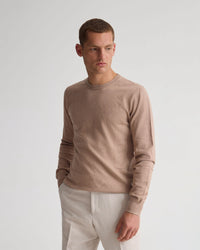Cotton Cashmere Crew Neck Knit MENS KNITWEAR