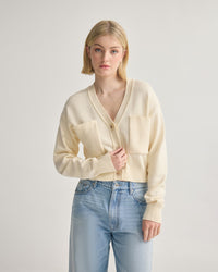 Sarah Cotton Cardigan WOMENS KNITWEAR