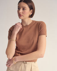 Olivia Crop Cashmere Knit WOMENS KNITWEAR