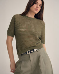Luna Cotton Knit Top WOMENS KNITWEAR