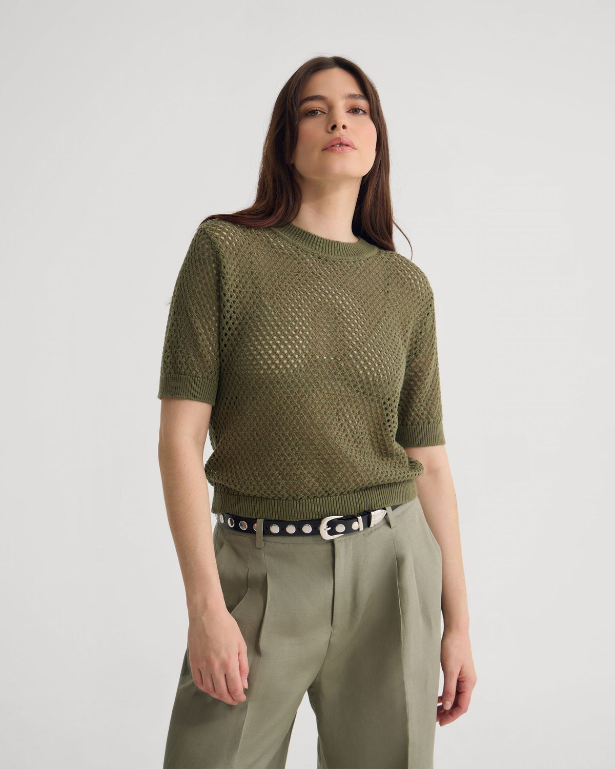 Luna Cotton Knit Top WOMENS KNITWEAR