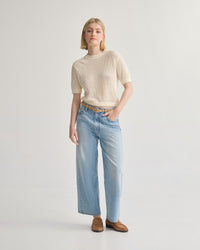 Luna Cotton Knit Top WOMENS KNITWEAR