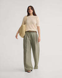 Luna Cotton Knit Top WOMENS KNITWEAR