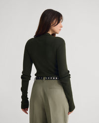 Onyx Ribbed Bodysuit WOMENS KNITWEAR