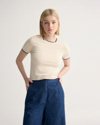 Indra Tipping Knit WOMENS KNITWEAR