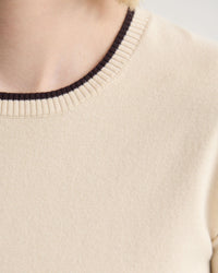Indra Tipping Knit WOMENS KNITWEAR