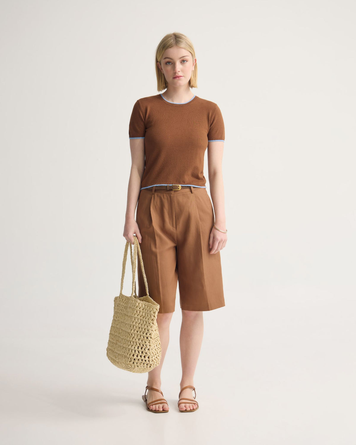 Indra Tipping Knit WOMENS KNITWEAR